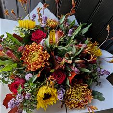 large autumnal bouquet